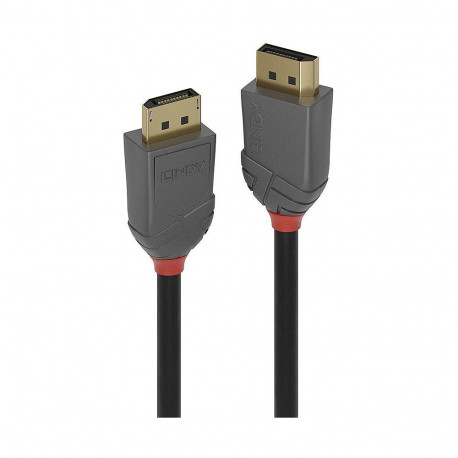 "LINDY DisplayPort 1.4 Kabel Anthra Line 2m St/St A/B schwarz"