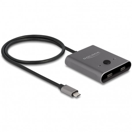 "DELOCK USB 10 Gbps USB Type-C Switch 2 auf 1 bidirektional 8K"