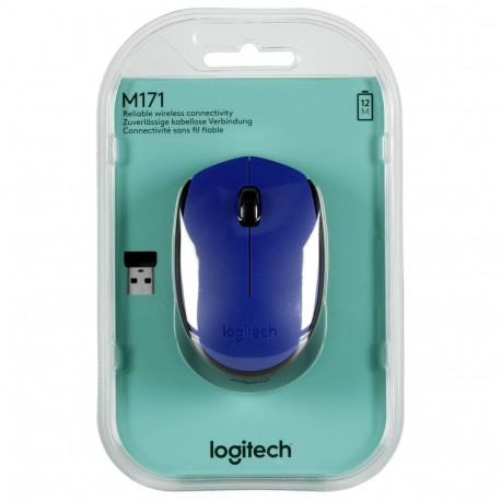 Logitech M171 juhtmevaba sinine hiir (910-004640) (910004640)