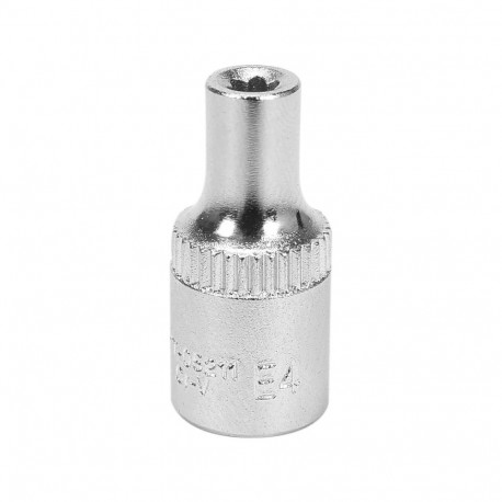 Yato Torx pistik YT-05211, 25mm, E4, 1/4" (6.3mm), CrV 50BV30, kroomitud, satiin, poleeritud