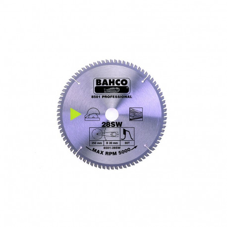 Saeketas Bahco 300x30mm 60H 18°, (20mm adapter), puidule