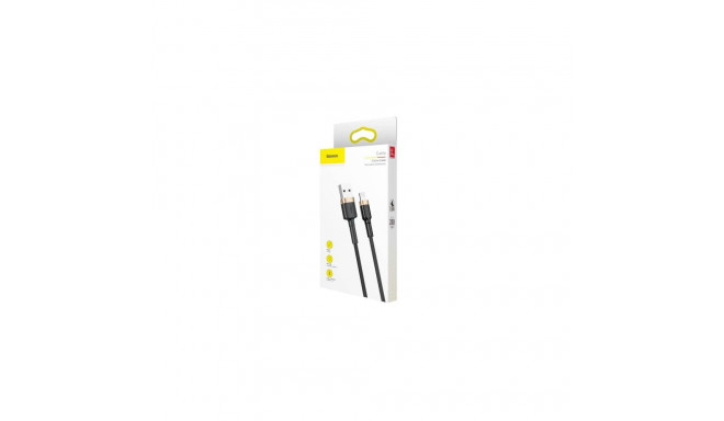 Baseus Lightning Cafule Cable 1.5A 2m Gold + Black (CALKLF-CV1)