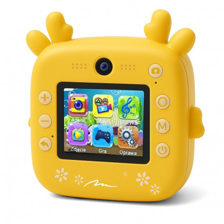 Digital Camera - Media-Tech SNAPI MT4108 8 MP 1280 x 720 USB C Yellow