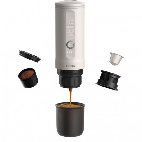 OutIn Nano Portable Espresso Machine Pearl White