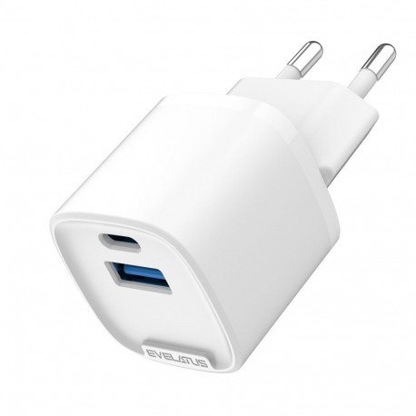 Evelatus QuickVolt Adapter 20W EU-WH White