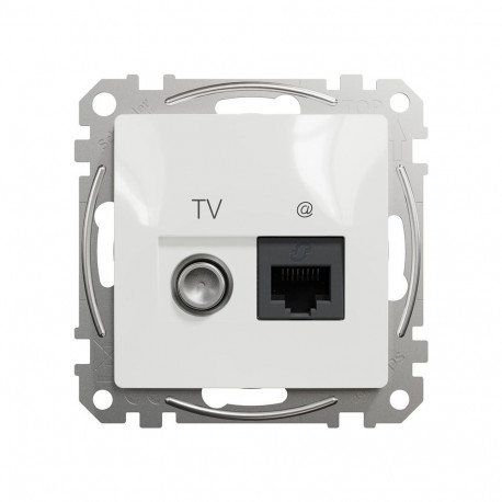 COMPUTER+TV SOCKET SDD111469T WHITE