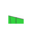 StudioKing Panoramic Background Green Screen FSF-240900PT 240x900cm