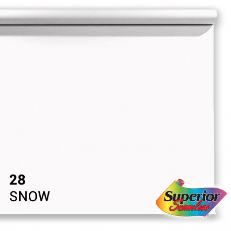 Superior Background Paper 28 Snow 2.72 x 11m