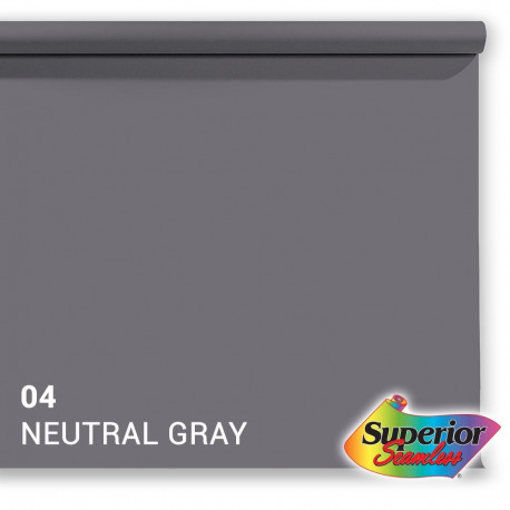 Superior Background Paper 04 Neutral Grey 2.72 x 11m