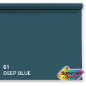 Superior background paper 01 2.72x11m, blue