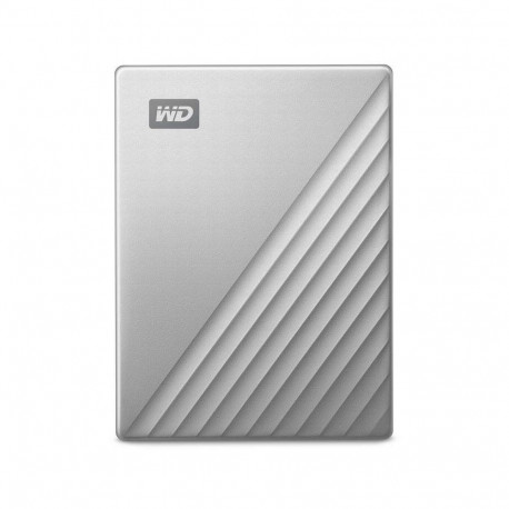 "2,5"" WD My Passport Ultra 1TB Silver USB-C/USB3.0 HDD 6,4cm 2,5Zoll Metal finish RTL portable exte