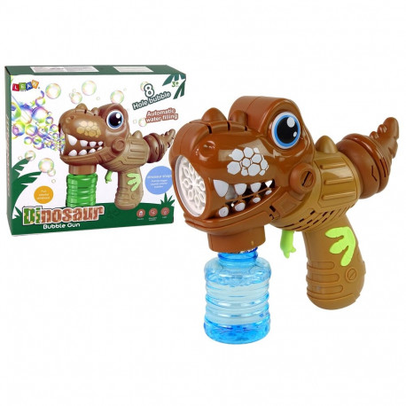 Maszyna do Baniek Mydlanych Dinozaur Brązowy Płyn