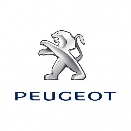 Keyring Peugeot with logo metal.