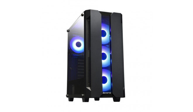 Chieftec Case||HUNTER|MidiTower|ATX|MiniITX|Colour Black|GS-01B-OP