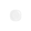 PLATE SQUARE 20.3CM WHITE