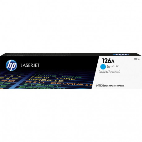 "HP 126A original LaserJet Toner cartridge CE311A cyan standard capacity 1.000 pages 1-pack"