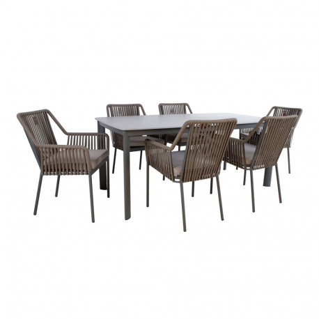 Garden furniture set BEIDA table and 6 chairs