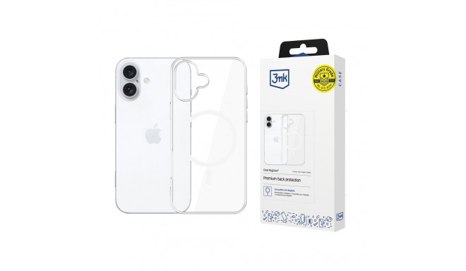3mk Clear MagCase for Apple iPhone 16 - transparent