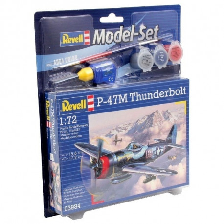 Plastic model model set P-47 M Thunderbolt