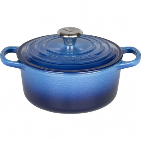 Le Creuset hautamispott Signature ümmargune 18cm, sinine