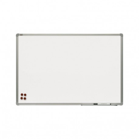 White board 1500x1200mm ceramic glossy surface E3 aluminum frame 2x3