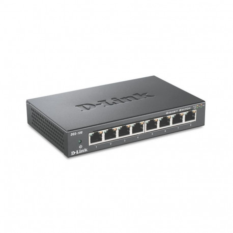 D-link Switch DGS-108/E Unmanaged, Desktop, 1 Gbps (RJ-45) ports quantity 8