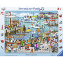 Ravensburger suur plaatpusle 24 tk Päev sadamas