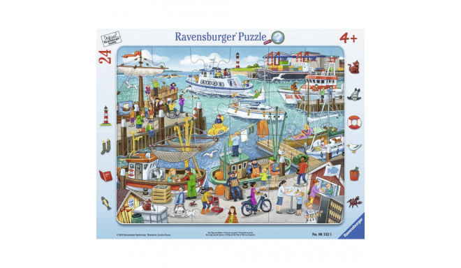 Ravensburger suur plaatpusle 24 tk Päev sadamas
