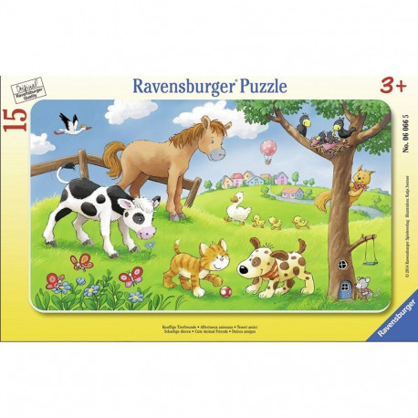 Ravensburger plaatpusle Imearmsad loomad 15tk