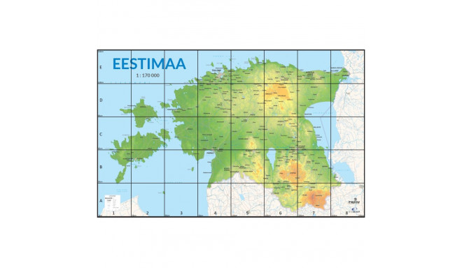 Dash roboti Eesti kaardiga matt