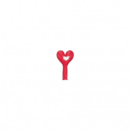 Bini südamekujulised õhupallid,  6 tk