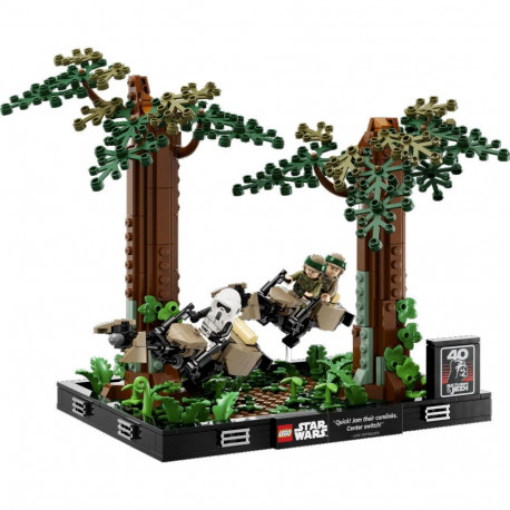 LEGO Star Wars Endor-i kiirendaja tagaajamise dioraam