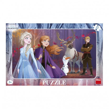 Dino väike plaatpusle 15 tk Lumekuninganna 2 / Frozen 2