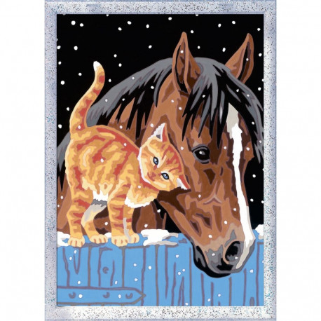 Ravensburger maalimine numbrite järgi Talli sõbrad