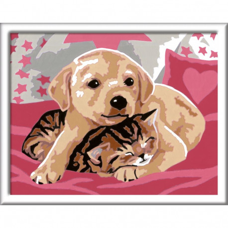 Ravensburger maalimine numbrite järgi Teki sõbrad