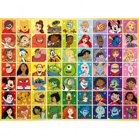 Ravensburger pusle 100 tk Disney mitu tegelast