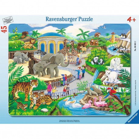 Ravensburger suur plaatpusle 45 tk Loomaaed