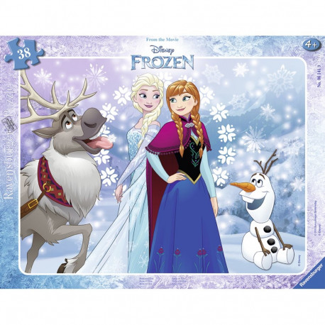 Ravensburger suur plaatpusle 40 tk Lumekuninganna / Frozen