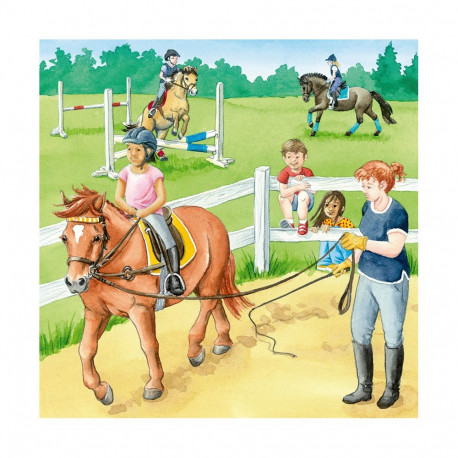 Ravensburger pusle 3x49 tk: Hobused