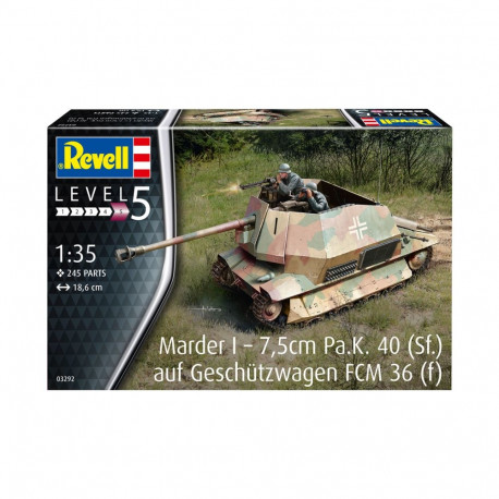 Revell liimitav mudel Marder I FCM 36 alusel 1:35