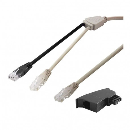 Goobay DSL Y Distributor/Adapter (RJ45/TAE) Cable Set