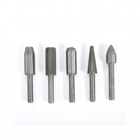 METAL FILES SET 104.005 ROTARY. 5 PCS.