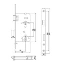 MORTISE LOCK WC Z7ACL 72/55 LEFT W ZN