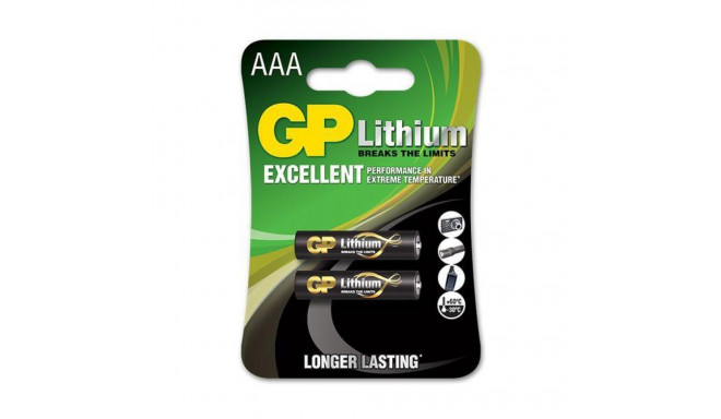 BATTERIES LITHIUM AAA 1.5V 2PCE