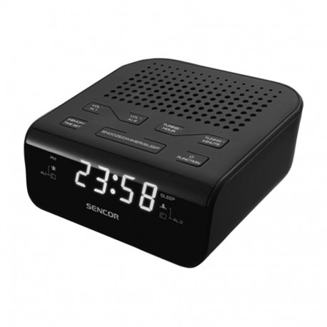 Clock radio Sencor, black