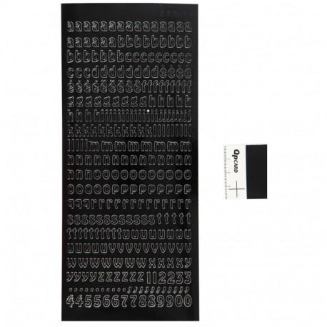 Focus Stickers Black Letters Small Commoner