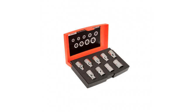 Socket set Bahco 7800TORX E8-E24 1/2"