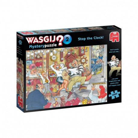 Puzzle - Jumbo Wasgij Mystery 2 Stop the Clock 1000 Pieces 360 x 270 x 60 mm