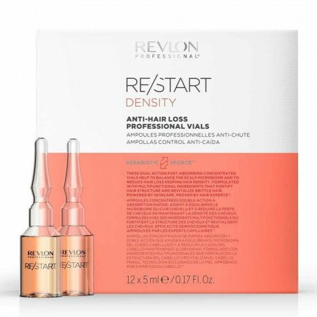 Anti-Hair Loss Ampoulles Revlon Restart Density (12 x 5 ml)