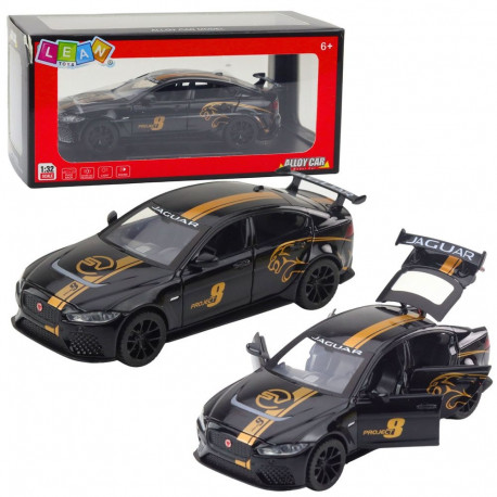 metallist sportauto pull-back mehhanismiga tuled helid must 1:32